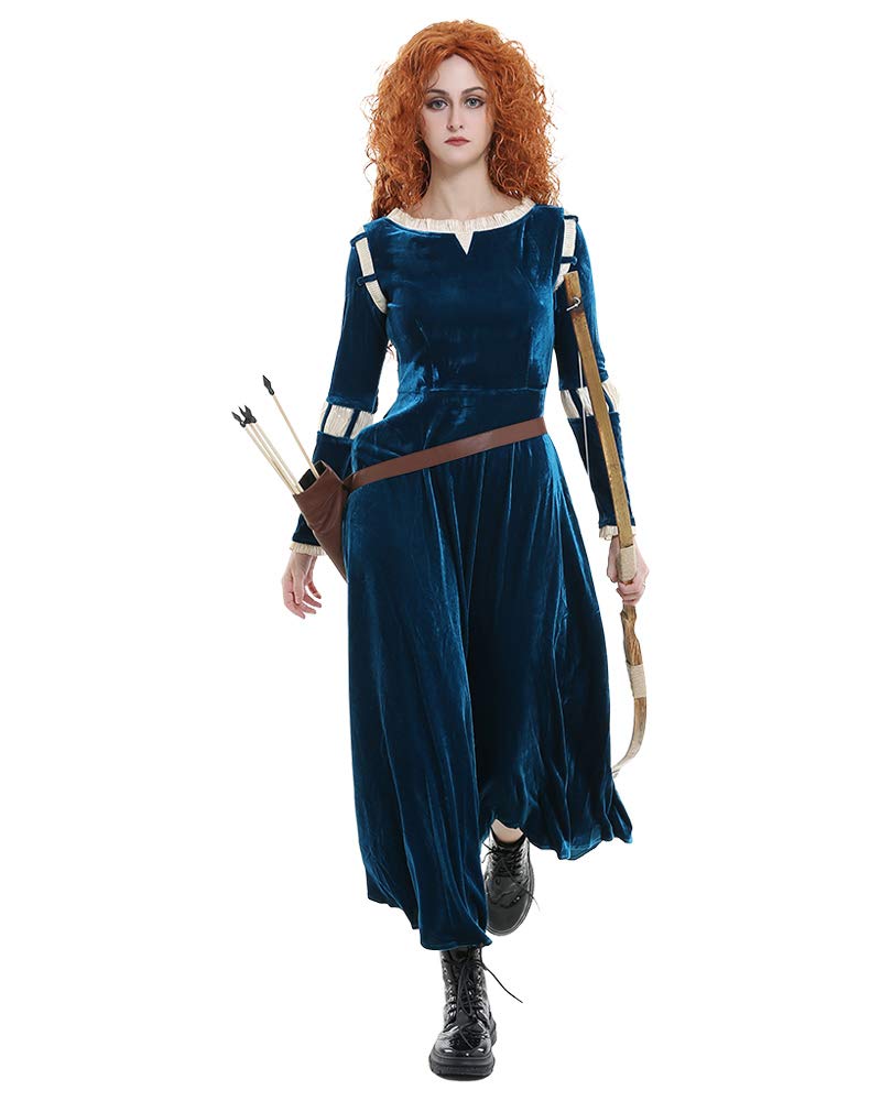 miccostumes Women's Princess Brave Adult Cosplay Costume with Belt Scabbard (1X/2X) - Image 2